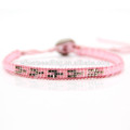 trendy style new fashion weave beads japan adjustable custom rope bracelet